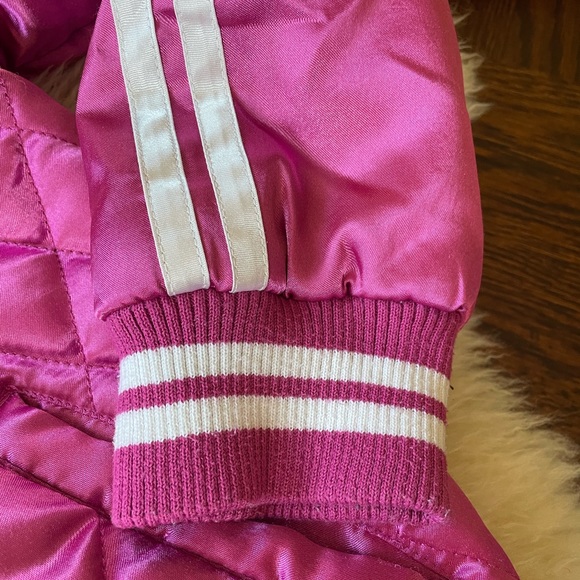 Vintage Yankees Bomber Jacket Pink Satin layered MLB New York Yankees Jacket - Picture 6 of 9